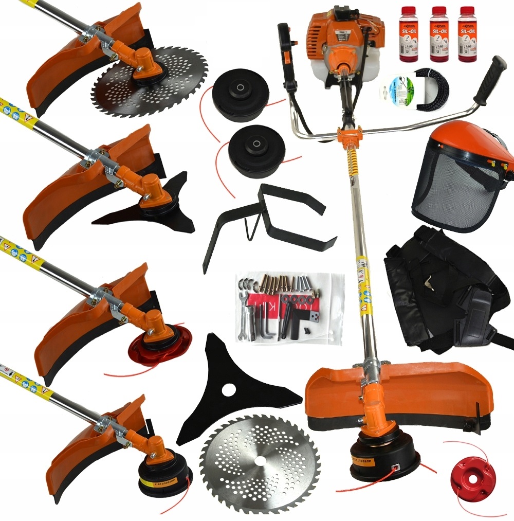 VÝKONNÉ BENZÍNOVÉ KEFOVÉ MASLO 7 HP STRIMMER XXXL SADA